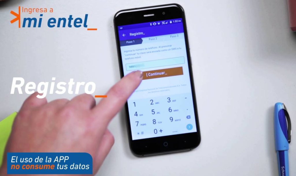 Cómo registrar un equipo Entel