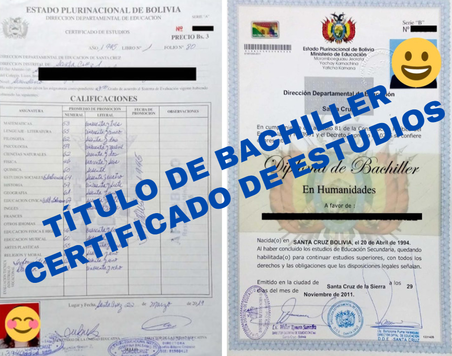 Cómo sacar titulo de bachiller antiguo en bolivia