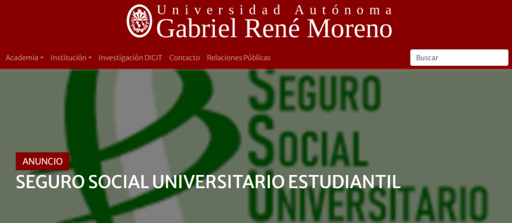 Seguro Universitario UAGRM