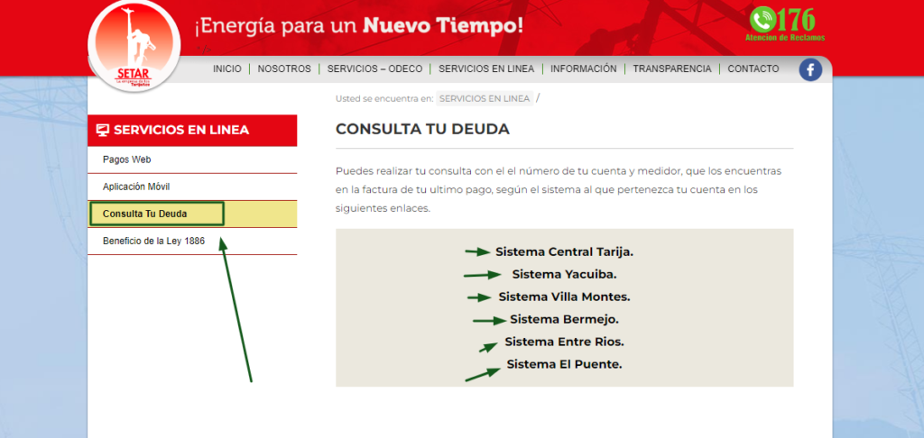 Deuda Setar Tarija: Cómo consultarla, pagarla y hacer los reclamos