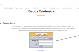 Deuda en Cotel (Guía practica para consultar, descargar y pagar factura telefónica en Cotel)