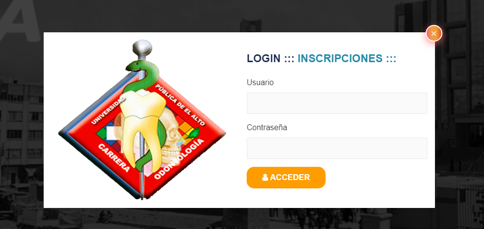 Inscripciones en Odontología UPEA